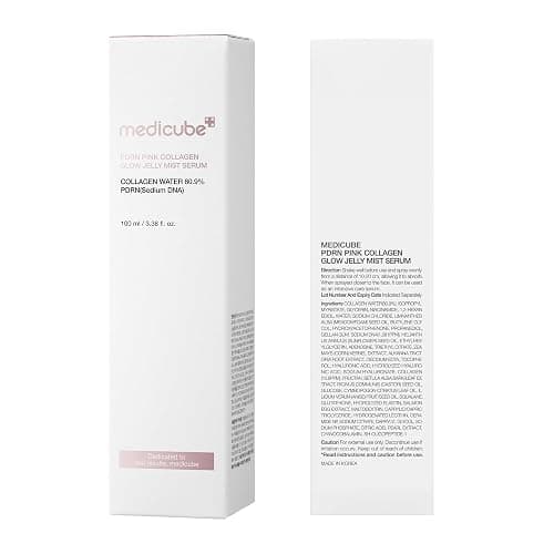 medicube Jelly Mist Serum with Pink PDRN Collagen | Dual-Texture Glow Spray with Niacinamide, Glutathione, Ceramide, Hyaluronic Acid | for Hydration, Radiance, Plump-Looking Skin | 3.38 fl.oz thumbnail 9