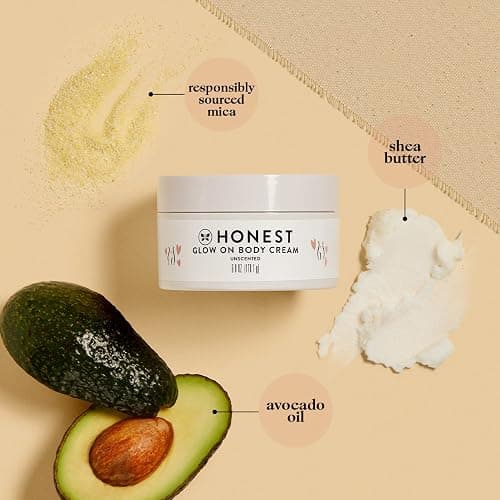 The Honest Company Mama Glow On Body Cream Hydrates Firms and Tightens Skin Shea Butter Avocado Oil Vitamin E 6 oz thumbnail 3