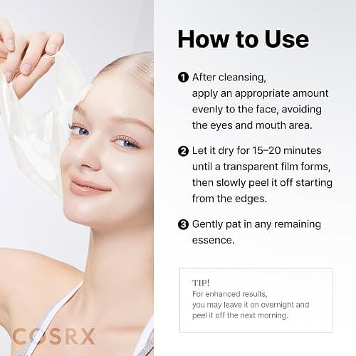 COSRX PDRN Exosome Overnight Face Mask, Korean Glass Skin Glow, 1.69 fl oz | +123% Hydration, Instant Glow, Glass Skin Finish, Elasticity & Firmness, PDRN Exosome Overnight Face Mask, Korean Skin Care thumbnail 11