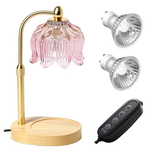 GEEZO Fragrance Candle Warmer Lamp，Electric Candle Warmer with Timer & Dimmer，Mom Christmas Birthday Gifts for Women, House Warming Gifts New Home Bedroom Decor thumbnail 9
