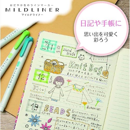 Zebra Mildliner WKT7-25C Highlighter, Set of 25 Colors thumbnail 5