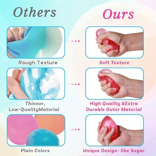 Fidget Cube Stress Relief, Anxiety Squishies, Ice Squishy Stress Cube, Sensory Toys for Kids with Autism, Calming Toys (1pack) thumbnail 5