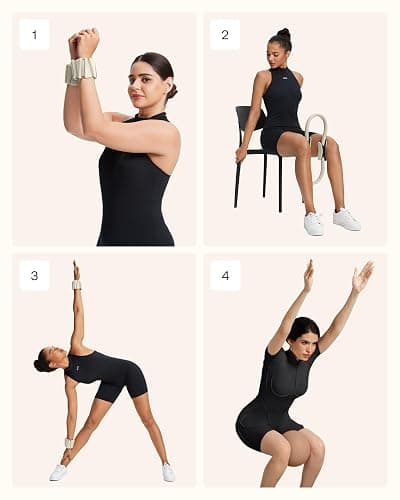 BetterMe Bubble Butt Kit – Pilates Ring, Weight Bands, Soft Ball & Loop Bands – Glute Training Pilates Kit for Women – Home Workout Pilates Equipment Set thumbnail 7