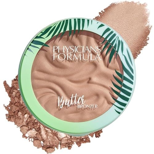 Physicians Formula Murumuru Butter Bronzer, Moisturizing, Nourishing Murumuru Butter for Silky Glow, Dermatologist Tested, Hypoallergenic, Vegan & Cruelty-Free - Light Bronzer - Image 1