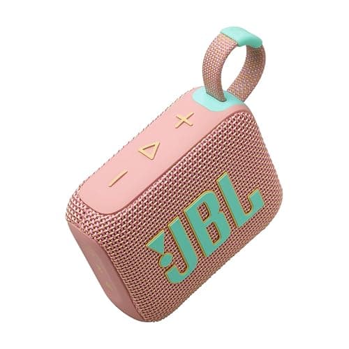 JBL Go 4 - Ultra-Portable, Waterproof and Dustproof Bluetooth Speaker, Big Pro Sound with Punchy bass, 7-Hour Built-in Battery, Made in Part with Recycled Materials (Pink) thumbnail 2