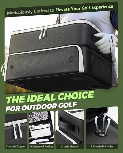 BRANTMAKER Golf Trunk Organizer, Golf Accessories for Men/Women to Storage Stuff and Gear, Cool Gifts for Golfers, Dad, Him/Her, Birthday or Father’s Day thumbnail 4