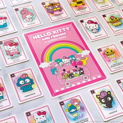 Hello Kitty Loteria Game - Custom Bingo Style Inspired by Spanish Words & Mexican Culture thumbnail 2
