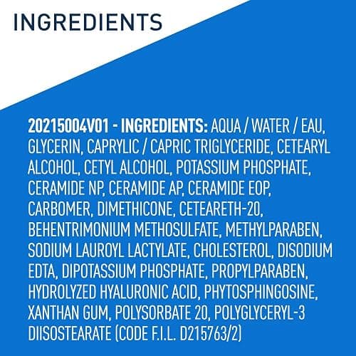 CeraVe Daily Moisturizing Lotion for Dry Skin, Body Lotion & Face Moisturizer with Hyaluronic Acid and Ceramides, Daily Moisturizer, Fragrance Free, Oil-Free, 19 Ounce thumbnail 6