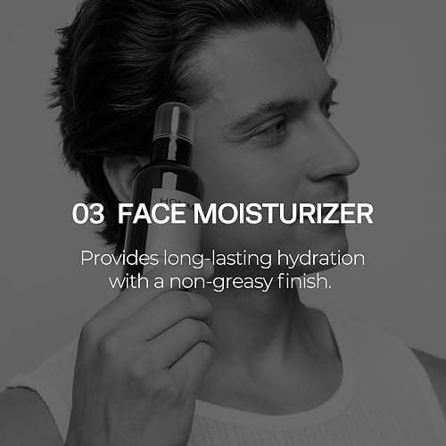 HommeFace Men’s Daily Trio 3-Step Daily Routine Set with Face Wash, Herbal Spray Toner & Moisturizer - Korean Skincare Technology with CICA, Tea Tree Leaf & Witch Hazel Extracts, for All Skin Types thumbnail 5