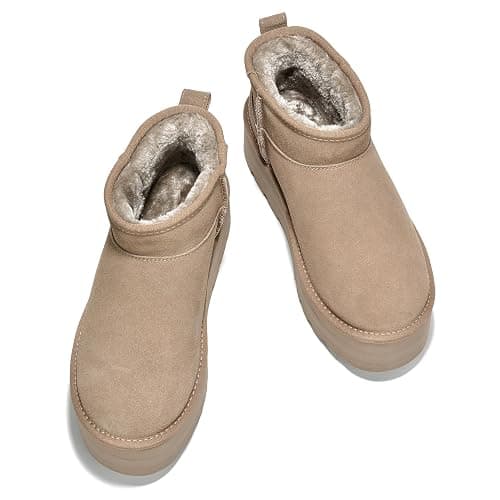 Project Cloud 100% Genuine Leather Ankle Boots for Women - Anti-Slip Memory Foam Insole Womens Boots - Lightweight Winter Womens Shoes, Ankle Booties for Women (Huggy) thumbnail 7