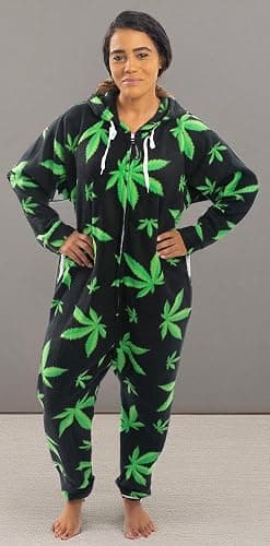 Forever Lazy Footed Adult Onesies, One-Piece Pajama Jumpsuits for Men and Women, Unisex. with Detachable Feet. thumbnail 6