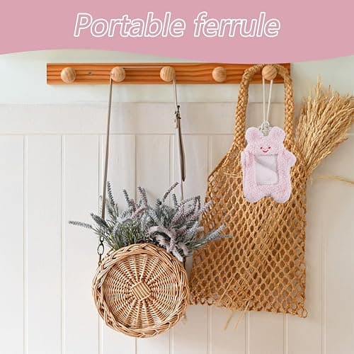 NICENEEDED 3 Porte Photocartes K Pop Porte Cartes Photo en Peluche avec Pendentif Porte Clés Étui de Protection pour Carte D'Identité en Forme d'animal Mignon thumbnail 6