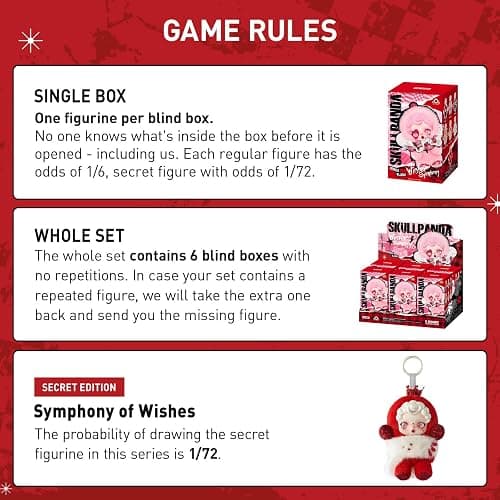 POP MART SKULLPANDA Winter Symphony Series, Blind Box Figures, Random Design Figures Collectible Toys Home Decorations, Holiday Birthday Gifts, Single Box thumbnail 4