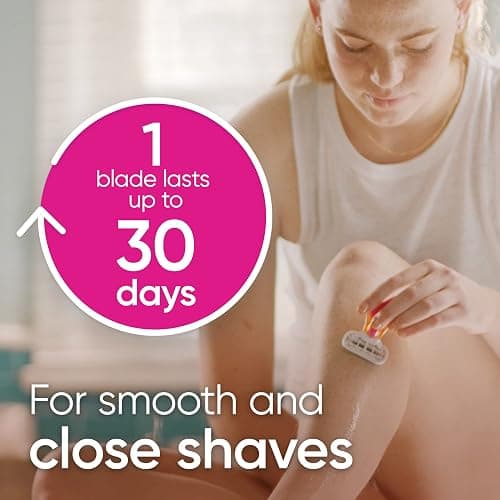 Gillette Venus Extra Smooth Travel Razor Kit for Women, Mini Handle + Refill + Case, Holiday Gifts for Women thumbnail 4