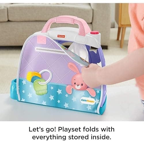 Fisher-Price Little People Toddler Toy Cuddle & Play Nursery Playset with Figures for Preschool Pretend Play Kids Ages 18+ Months thumbnail 2