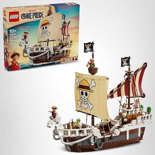 Lego ONE Piece The Going Merry Pirate Ship Building Blocks - Pretend Play Adventure Toy for Boys & Girls, 10+ - Straw Hat Crew Toy Figures & Playset for Anime Fans - Gift Idea for Birthdays - 75639 thumbnail 7