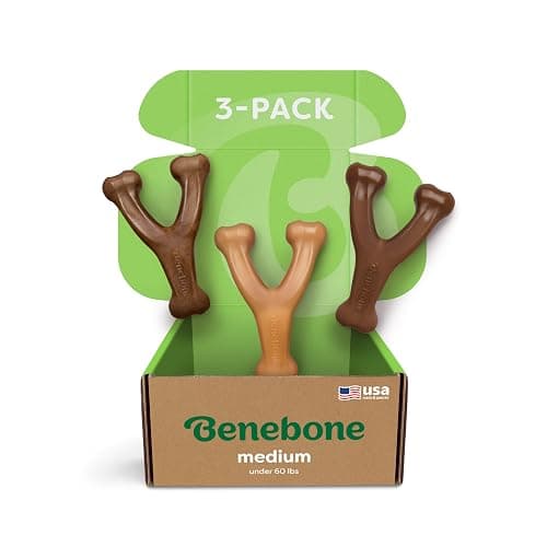 (3 Pack) Benebone wishbones dog chew toy - Image 1