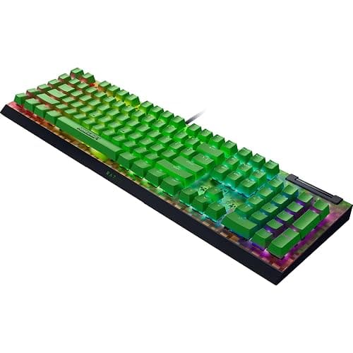 Razer BlackWidow V4 X Mechanical Gaming Keyboard: Green Switches Tactile & Clicky - 6 Macro Keys - Chroma RGB - Doubleshot ABS Keycaps - Sound Dampening & Stabilizers - Minecraft Edition thumbnail 11