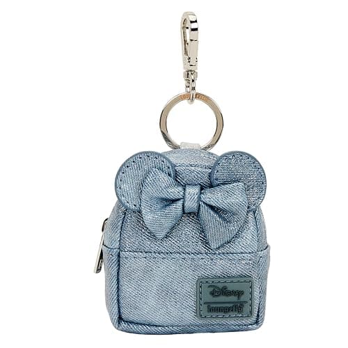 Loungefly Minnie Mouse Glitter Mystery Mini Backpack Keychain Charm thumbnail 4