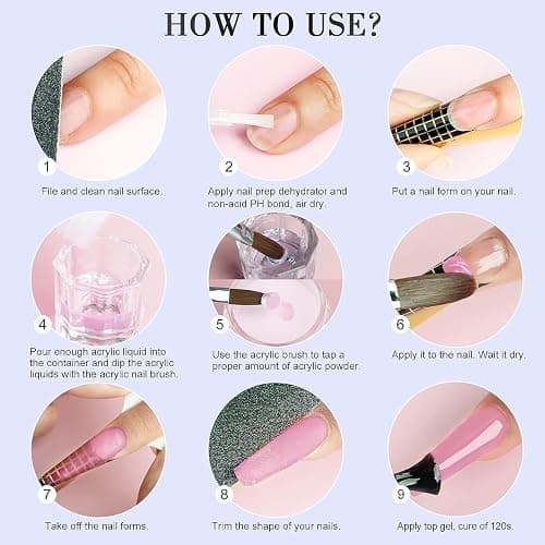 MUSILAN Monomer Acrylic Nail Liquid 150ML - Acrylic Liquid Monomer for Acrylic Powder Acrylic Nail Monomer with 3PCS Acrylic Brushes Size（8/10/14）For Acrylic Nails Extension Non-Yellowing thumbnail 7