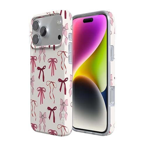 Casely iPhone 17 Pro Case | Lover Girlie | Pink Bows | Compatible with MagSafe | Classic Ultra Slim Design thumbnail 2