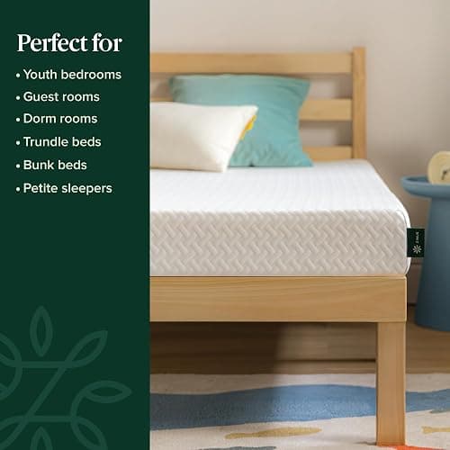 Zinus 5 Inch Twin Cooling Essential Memory Foam Mattress [NewVersion], Fiberglass Free, Medium Feel, Breathable Cooling Layers, Certified Safe Materials thumbnail 4