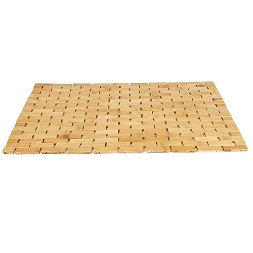 Mind Reader Bamboo Bath Mat