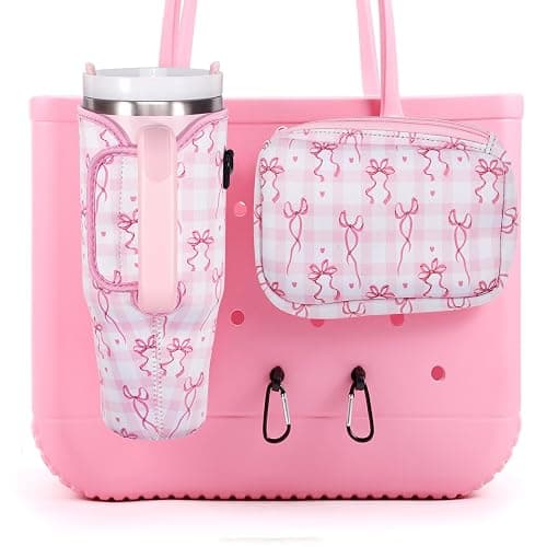 MEETI 4PCS Organizer Holder for Bogg Bag, Accessories for Bogg Bags, Phone & Cup Holder compatible with Bogg Bag Original, Bag is not included - Image 1
