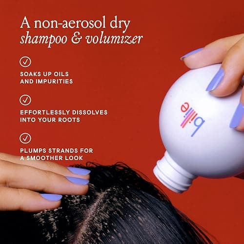 Billie Floof Dry Shampoo - Non-Aerosol Volumizing Powder - For Dark Hair - 1.2 oz thumbnail 2