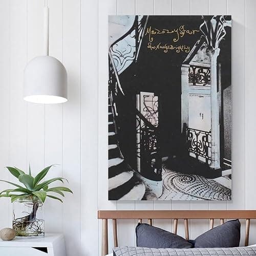 Mazzy Star Canvas Wall Art - Black & White Poster, 08x12inch (20x30cm), Perfect for Living Room & Bedroom Decor thumbnail 5
