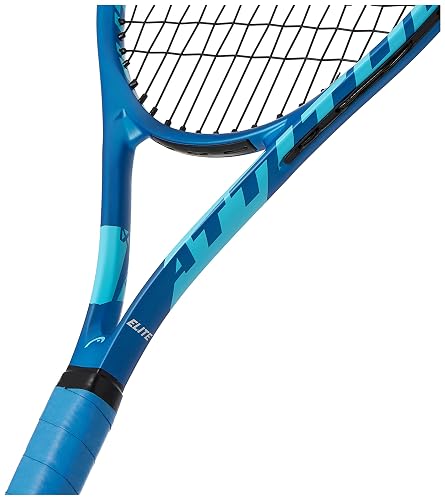 Head Metallix Attitude Elite Blue Tennis Racket - Pre-Strung Adult Tennis Racquet Lightweight - Midplus Headsize for Blend of Power and Control thumbnail 7