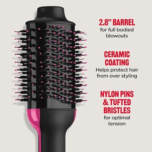 REVLON One-Step Volumizer Hair Dryer and Styler – Easy Salon-Style Blowouts – Less Frizz, More Shine, and Reduced Heat Damage, for All Hair Types and Lengths (Black) thumbnail 5