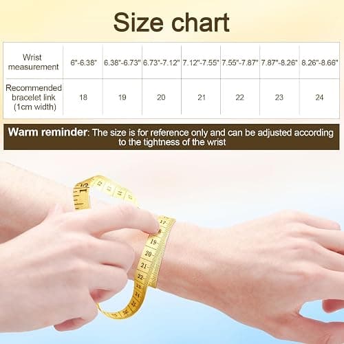 Italian Charm Bracelet, Gold Nomination Bracelet with Opening Tool and 10 Pack Detachable Charms Stainless Steel Italian Charm Bracelet Fits All Classic Links Bracelet for Women Jewelry Gifts thumbnail 4