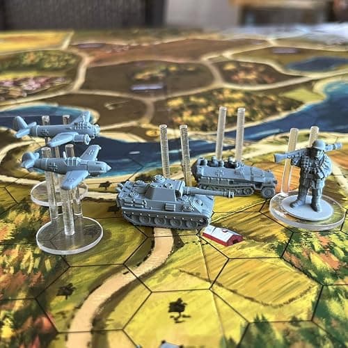 Aces & Armor, WWII War Miniatures Strategy Board Game, Ages 14+, 1-4 Players, 1-2 Hours Playing Time thumbnail 8
