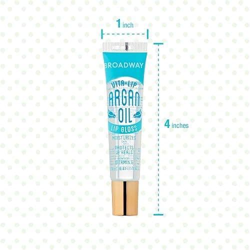 Ruby Kisses Broadway Vita-Lip Clear Lip Gloss (48 Pack), Ultra-Hydrating & Soothing Formula with Vitamins, High-Shine Non-Sticky Finish Lip Balm with Mint, Rosehip, Coconut, Mango, Argan, Honey, Shea thumbnail 9