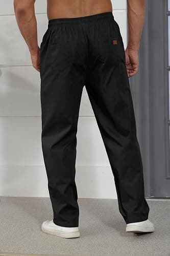 Mens Casual Jogger Pants Relaxed Fit Cargo Pants Drawstring Sweatpants Hiking Outdoor Twill Sport Pants thumbnail 6