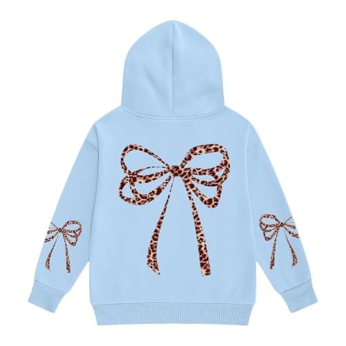 Hoodies for Teen Girls Cute Bow Hoodies Sweatshirts Oversized Sweatshirt thumbnail 5