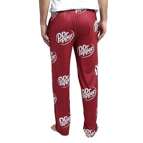 Dr Pepper Soda Logo All-Over Print Men's Sleep Pajama Pants thumbnail 4
