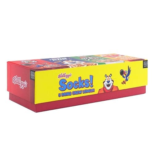 Odd Sox – Gift Box Set, 5-Pack Colorful Novelty Crew Socks - Unisex Large Size – Fun Holiday Gift for Fans & Collectors thumbnail 6