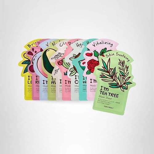 TONYMOLY I’m Real Sheet Mask Gift Set, Korean Skincare Face Masks for Hydrating & Soothing Skin, Birthday & Valentine’s Day Gifts for Women thumbnail 12
