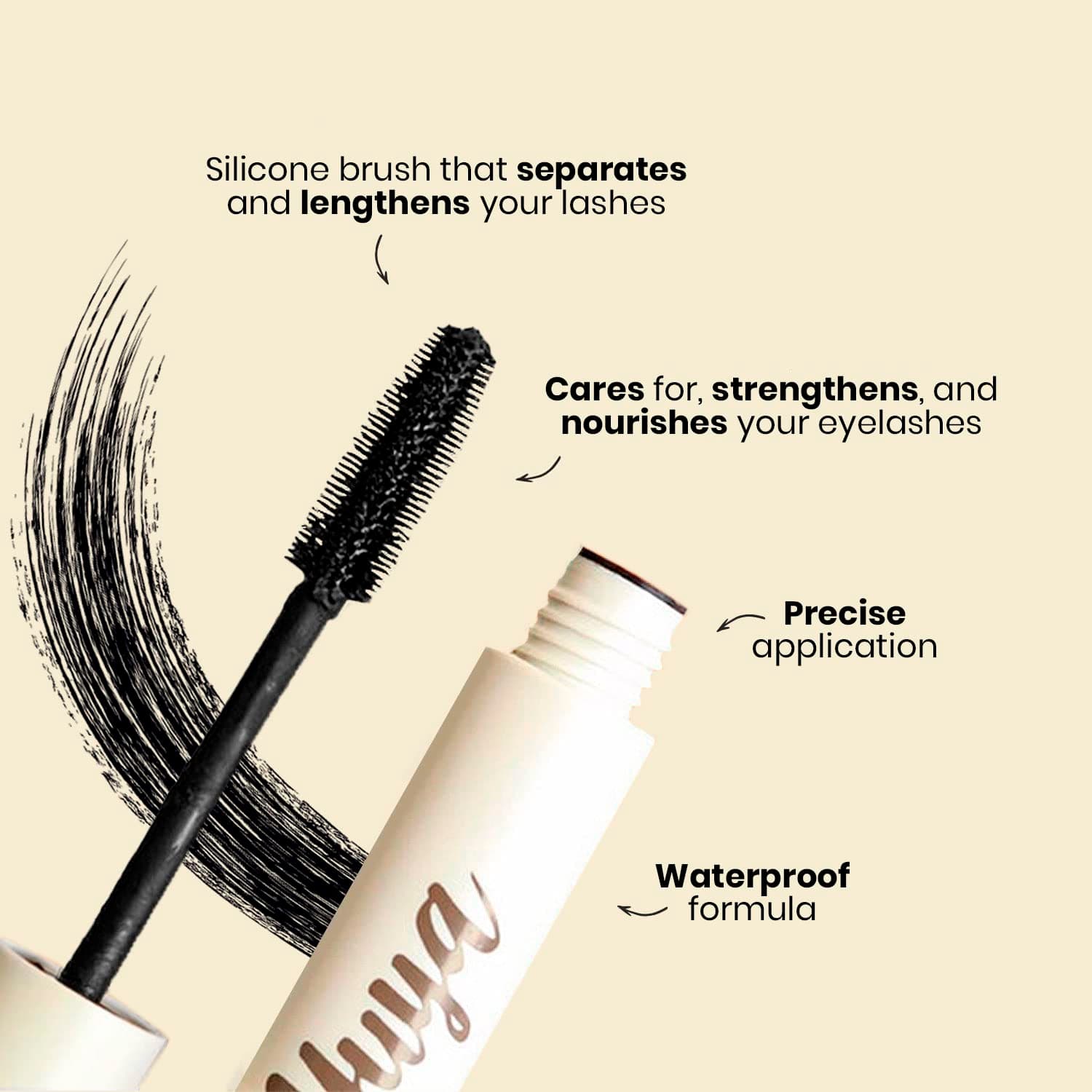 Republic Cosmetics Yuya Rimel - Mascara de pestañas - Enchinador de pestañas - Flash eyelash serum - Rimel Rizador de pestañas - Makeup - rimel - 10 aceites naturales - 10g thumbnail 5