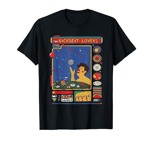 Retro The Backseat Lovers Waiting to Spill Love Music Lover T-Shirt - Image 1
