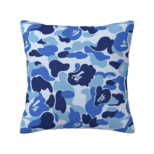 Square Decorative Pillowcases Pillow Cover for Bed Sofa Couch Pillow Case with Zipper for Home Decor 18"X18" - Image 1