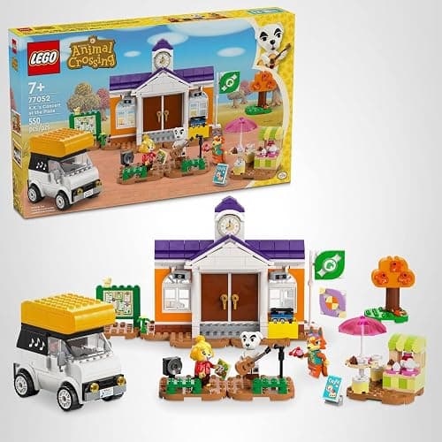 LEGO Animal Crossing K.K.’s Concert in The Plaza Building Toys Set - Animal Crossing Toy Figures & Playsets for Kids, Girls & Boys, Ages 7+ - Pretend Play Gift for Christmas - 77052 thumbnail 7