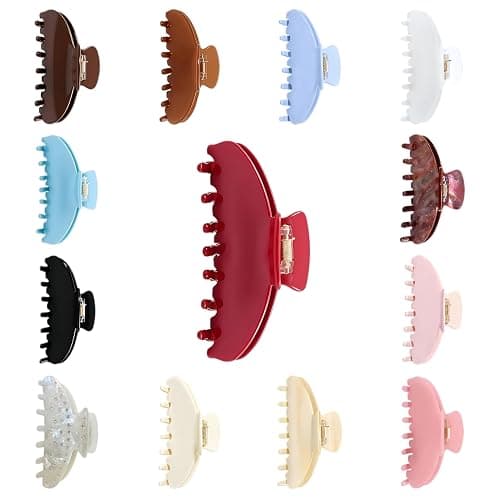 OideGuiing Durable Acetate Hair Clips - 4-Inch Tortie Claw Clips for Fine and Thick Hair (Tortie) thumbnail 5