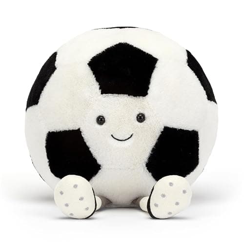 Jellycat Amuseables Soccer Ball Stuffed Toy, 12 inches - Soccer Ball Plush Gift for Sports Fans thumbnail 6