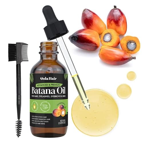 Batana Oil for Hair Growth Organics Pure Batana Hair Oil 100% Natural Batana Oil Nourishes Damaged Hair Natural Hair Growth Oil and Conditioner Batana Hair Oil 2.02 Fl Oz thumbnail 6