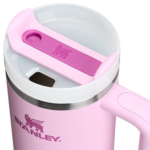 STANLEY Quencher H2.0 Tumbler with Handle and Straw 30 oz | Flowstate 3-Position Lid | Cup Holder Compatible for Travel | Insulated Stainless Steel Cup | BPA-Free | Cherry Blossom thumbnail 2