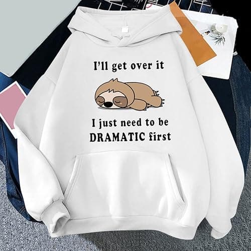Cute Hoodies for Teen Girls Kawaii Panda Print Hoodies Pullover Tops Long Sleeve Hooded Sweatshirts for Teen Girls thumbnail 2