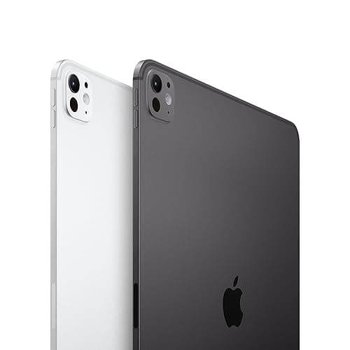 Apple iPad Pro 13-Inch (M4): Built for Apple Intelligence, Ultra Retina XDR Display, 256GB, 12MP Front/Back Camera, LiDAR Scanner, Wi-Fi 6E, Face ID, All-Day Battery Life — Space Black - Wi-Fi - 256GB - Space Black - Standard Glass thumbnail 2